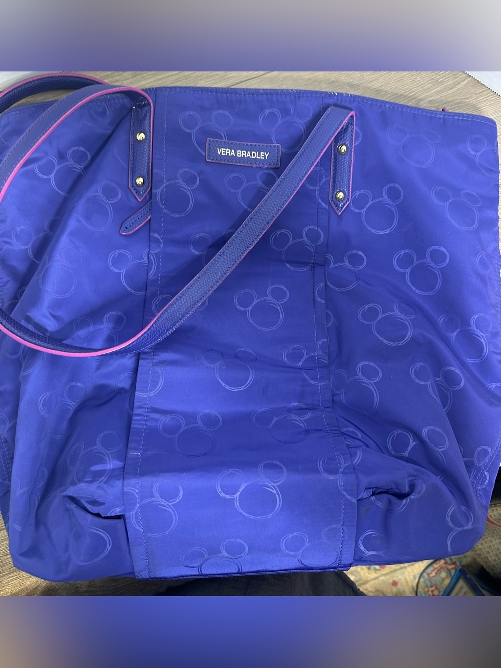 EUC Vera Bradley Disney Tote Bag